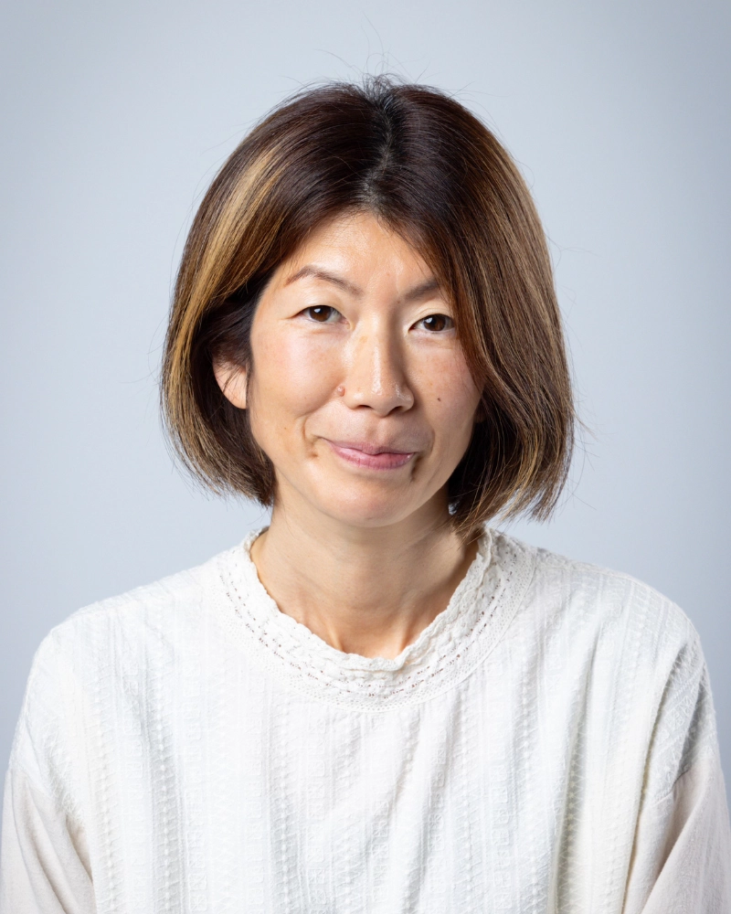 Portrait of Chie, the hairstylist behind Chie Hair Design.